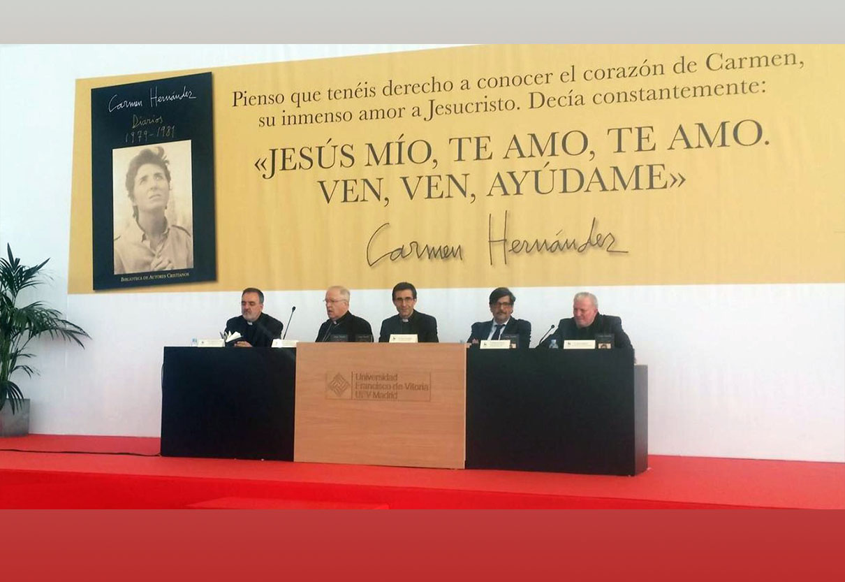 Carmen Hernández presentación del libro Diarios 1979 - 1981 en la UFV